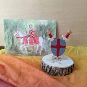 Steker schild en zwaard
