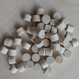 Stekervoet 14mm Dille en Kamille (naaldhout)