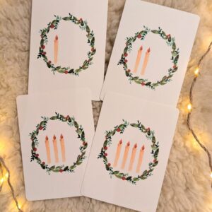 Kaartenset advent (4 stuks)